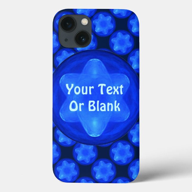 Bluestar Fractal Case-Mate iPhone Case (Back)