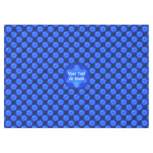 Bluestar Fractal Tablecloth