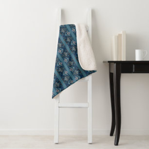 BlueStripe LOVE Sherpa Blanket by Poet Adiela Akoo