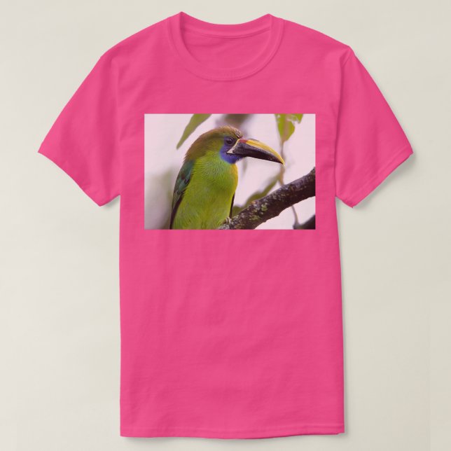 Bluethroated Toucanet T-Shirt (Design Front)
