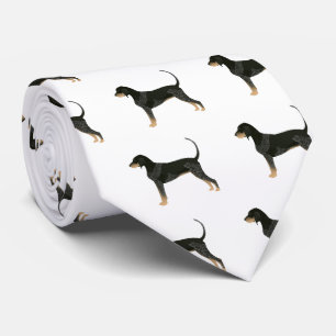Bluetick Coonhound Basic Breed Customisable Design Tie
