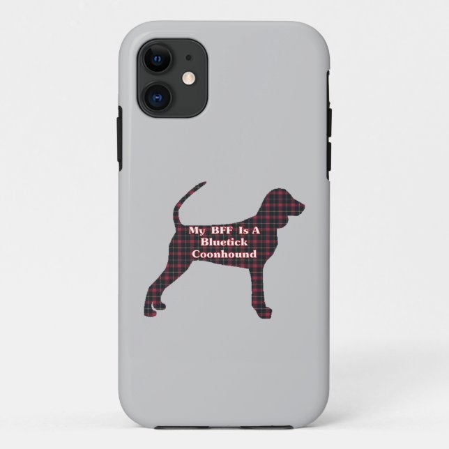 Bluetick Coonhound BFF Case-Mate iPhone Case (Back)