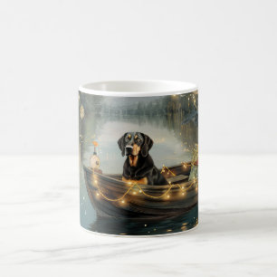 Bluetick Coonhound Christmas Festive Voyage Coffee Mug