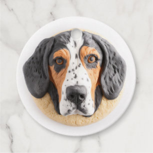 Bluetick Coonhound Dog 3D Inspired Favour Tags