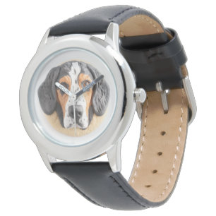 Bluetick Coonhound Dog 3D Inspired Watch