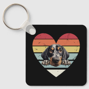 Bluetick Coonhound Dog Key Ring