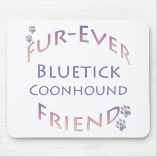Bluetick Coonhound Furever Mouse Mat