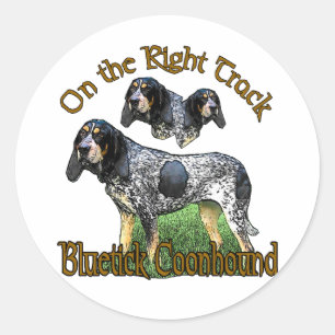 Bluetick Coonhound Gifts Classic Round Sticker