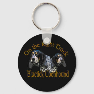 Bluetick Coonhound Gifts Key Ring