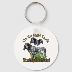 Bluetick Coonhound Gifts Key Ring