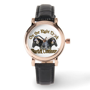 Bluetick Coonhound Love Gifts Watch