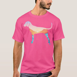 Bluetick Coonhound Nature Hiking Dog Sunrise Adven T-Shirt