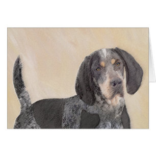 Bluetick Coonhound Painting - Cute Original Dog Ar