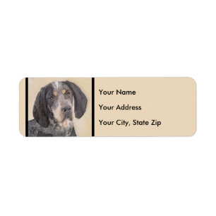 Bluetick Coonhound Painting - Cute Original Dog Ar