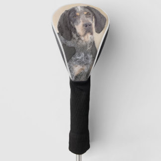 Bluetick Coonhound Painting - Cute Original Dog Ar Golf Head Cover