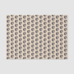 Bluetick Coonhound Painting - Cute Original Dog Ar Tissue Paper