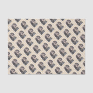 Bluetick Coonhound Painting - Cute Original Dog Ar Tissue Paper