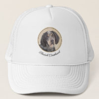 Bluetick Coonhound Painting - Cute Original Dog Ar