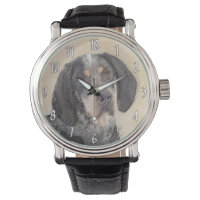 Bluetick Coonhound Painting - Cute Original Dog Ar