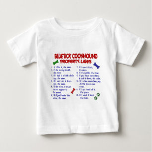 BLUETICK COONHOUND Property Laws 2 Baby T-Shirt