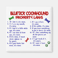 BLUETICK COONHOUND Property Laws 2