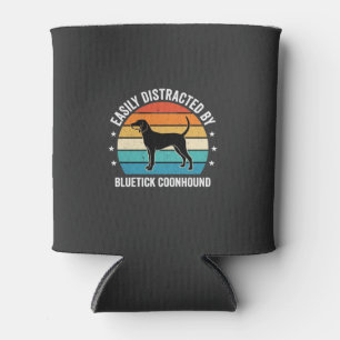 Bluetick Coonhound Retro Sunset Dog Can Cooler