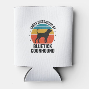 Bluetick Coonhound Vintage Dog Lover Shirt Design_ Can Cooler