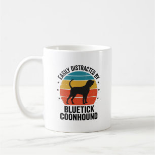 Bluetick Coonhound Vintage Dog Lover Shirt Design_ Coffee Mug