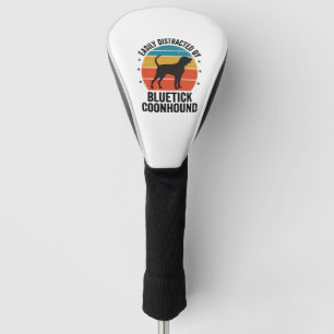 Bluetick Coonhound Vintage Dog Lover Shirt Design_ Golf Head Cover