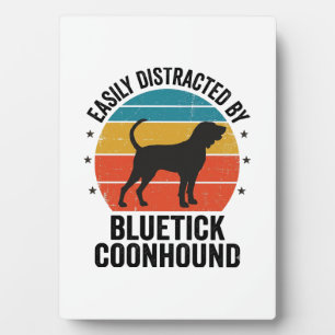 Bluetick Coonhound Vintage Dog Lover Shirt Design_ Plaque
