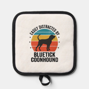 Bluetick Coonhound Vintage Dog Lover Shirt Design_ Pot Holder