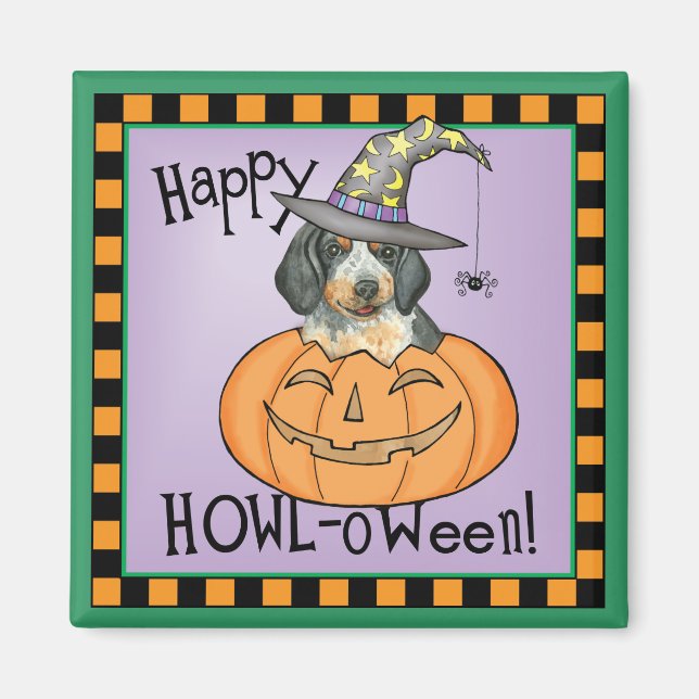 Bluetick Halloween Magnet (Front)