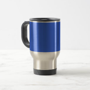 Bluetiful (solid colour)  travel mug