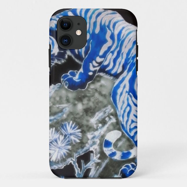 BlueTiger Case-Mate iPhone Case (Back)