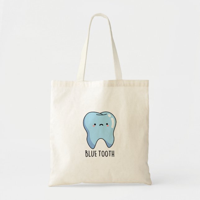 Bluetooth Funny Technical Blue Tooth Pun  Tote Bag (Front)