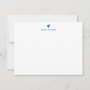 BLUETTE Doodle Heart Formal Classic Family  Card