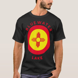 Bluewater Lake State Park New Mexico Nm Flag Zia S T-Shirt