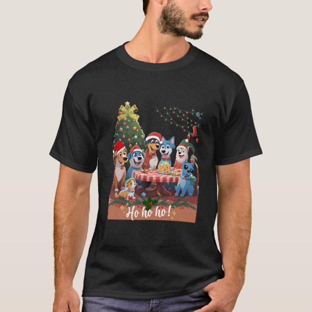Bluey Family Christmas Party T-Shirt (Front)
