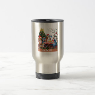Bluey Family Christmas Party Travel Mug