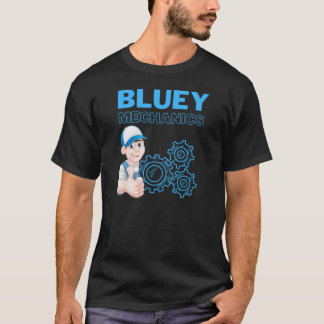 Bluey Mechanics Car Service   T-Shirt