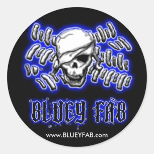 BlueyFab Round LG Classic Round Sticker