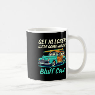 Bluff Cove Beach California Surf Women Men Vintage Coffee Mug