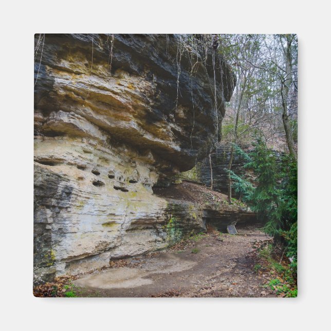 Bluff Lined Walk Magnet (Front)