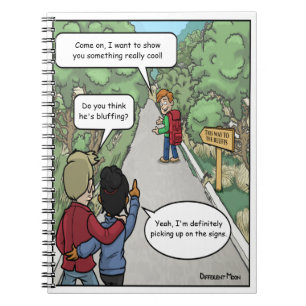 Bluffing Funny Notebook