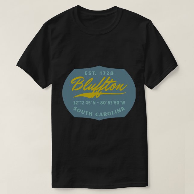 Bluffton, South Carolina T-Shirt (Design Front)