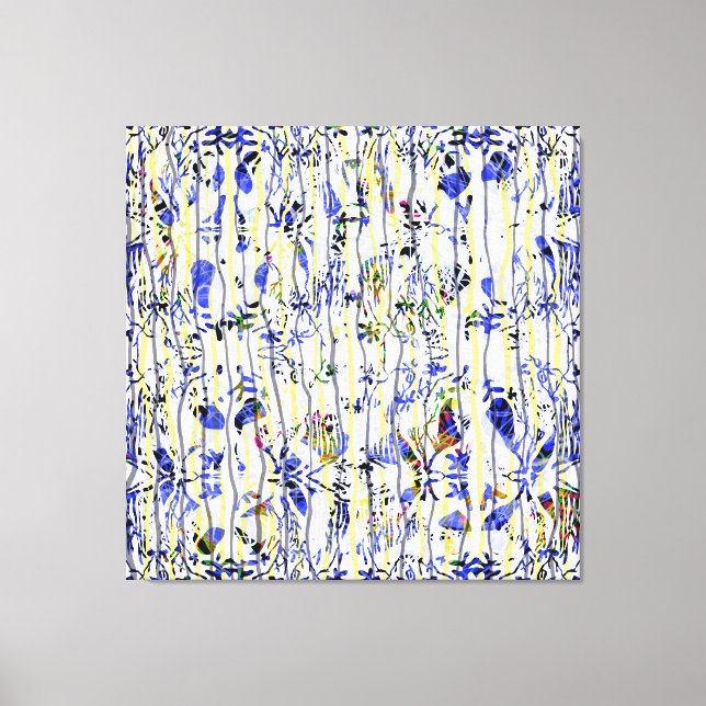 Bluish Canvas Print (Front)