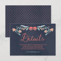 Bluish Chalkboard Elegant Floral Wedding Details