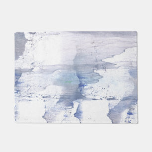 Bluish-grey art doormat