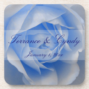 Bluish Rose Coaster