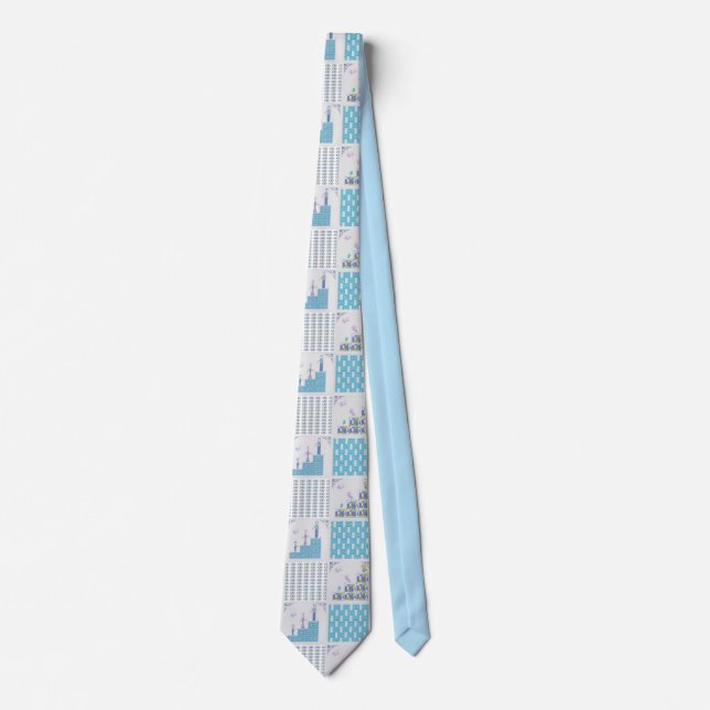 Bluish Stils Tie (Front)